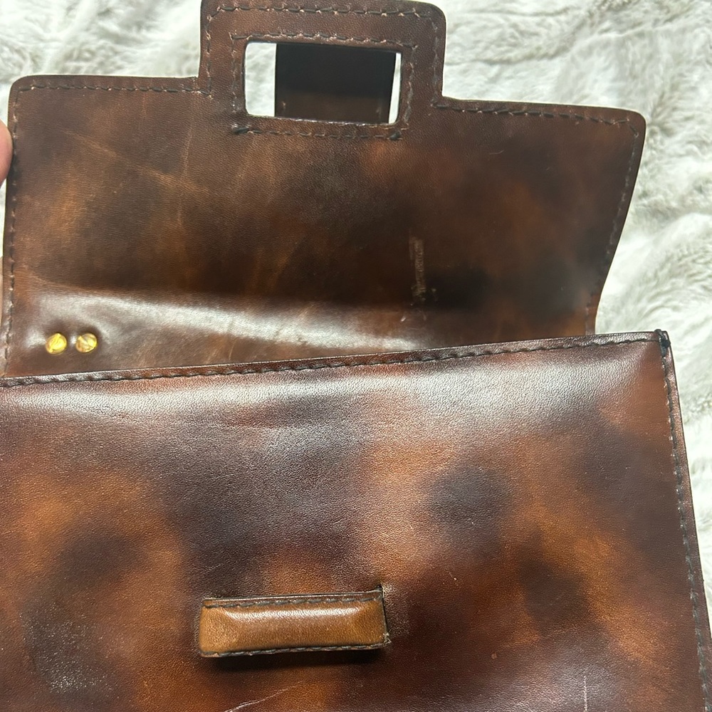 1950s vintage leather bag
